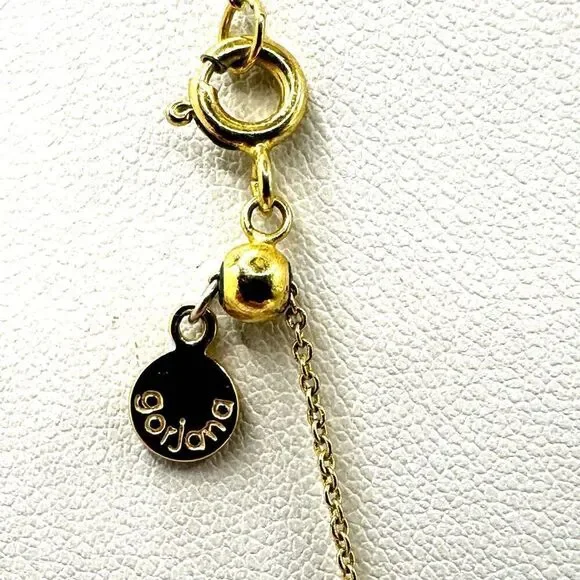 Gorjana 18k gold plated libra opalite coin necklace - Picture 10 of 11